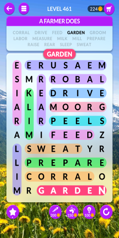 wordscapes search level 461
