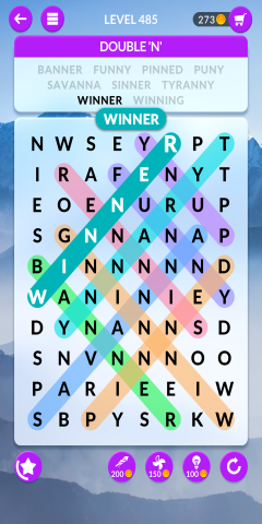 wordscapes search level 485