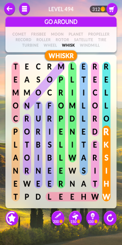 wordscapes search level 494