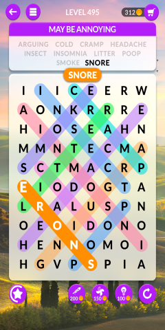 wordscapes search level 495