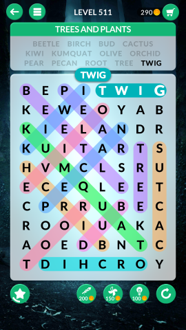 wordscapes search level 511