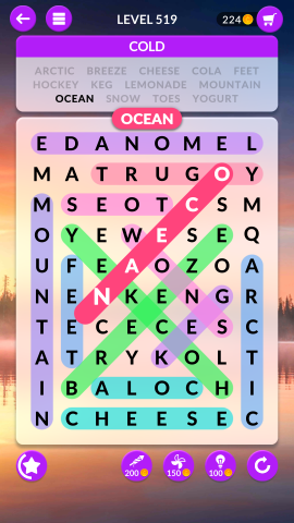 wordscapes search level 519