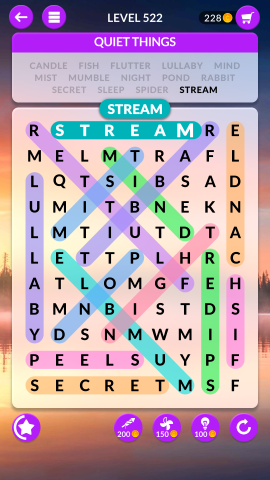 wordscapes search level 522