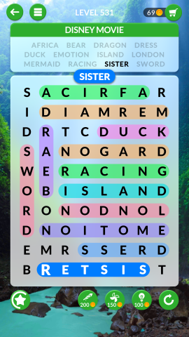 wordscapes search level 531