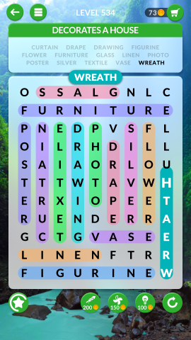 wordscapes search level 534