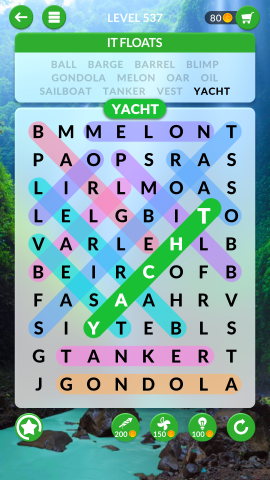 wordscapes search level 537