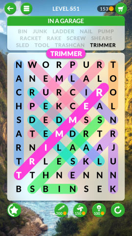 wordscapes search level 551