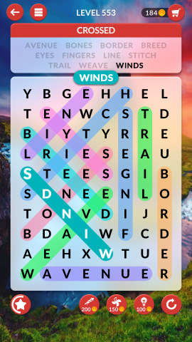 wordscapes search level 553