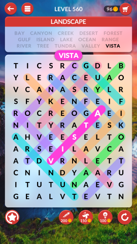 wordscapes search level 560