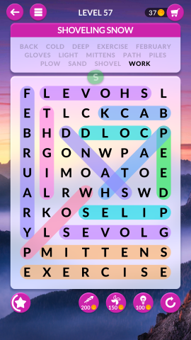 wordscapes search level 57