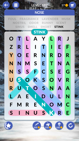 wordscapes search level 597