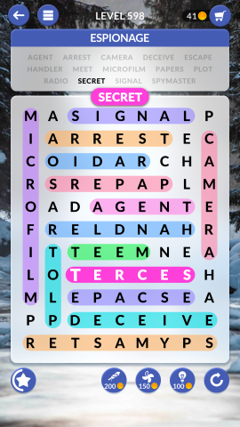 wordscapes search level 598