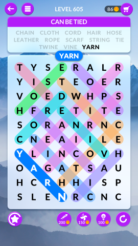 wordscapes search level 605