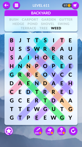 wordscapes search level 611