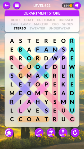 wordscapes search level 621