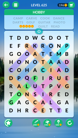 wordscapes search level 625