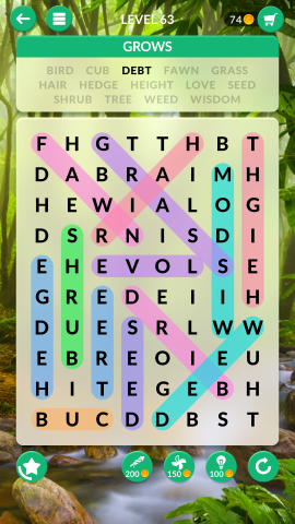 wordscapes search level 63