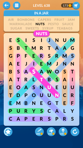 wordscapes search level 638