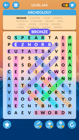 wordscapes search level 644