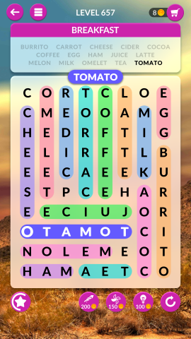 wordscapes search level 657