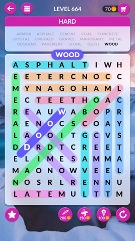 wordscapes search level 664