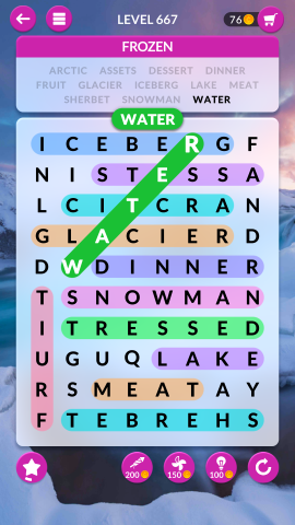 wordscapes search level 667