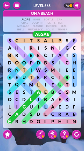 wordscapes search level 668