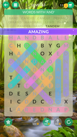 wordscapes search level 67
