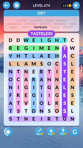 wordscapes search level 674