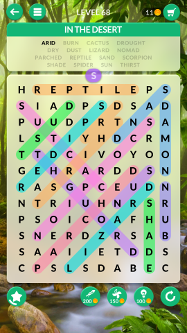 wordscapes search level 68