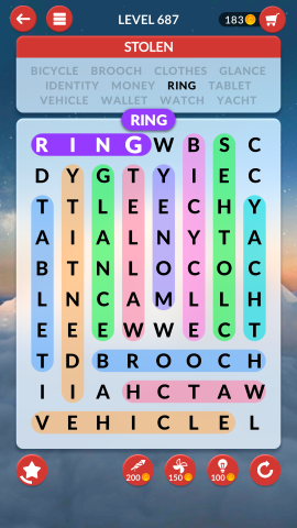 wordscapes search level 687