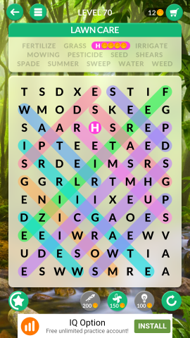 wordscapes search level 70