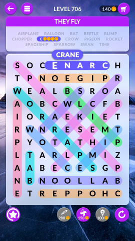 wordscapes search level 706