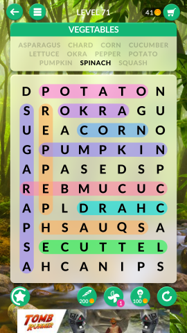 wordscapes search level 71