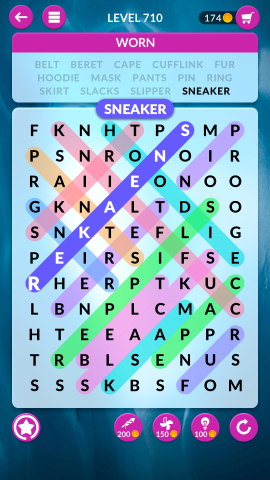 wordscapes search level 710