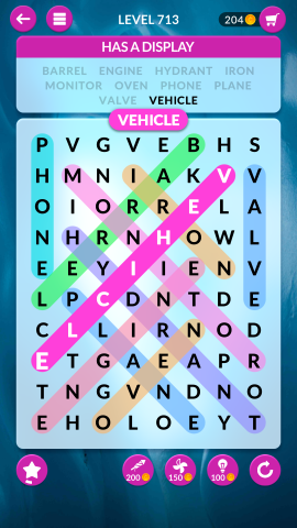 wordscapes search level 713