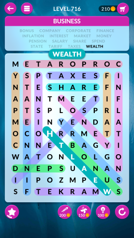 wordscapes search level 716