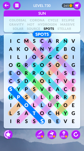 wordscapes search level 730