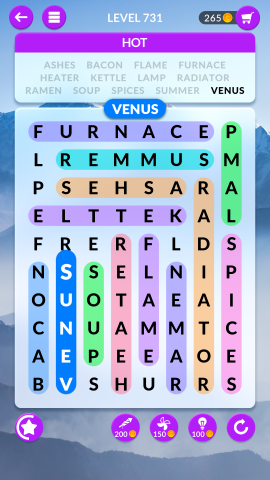 wordscapes search level 731