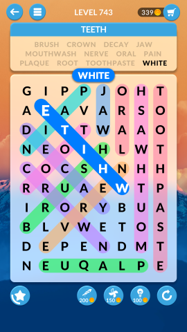 wordscapes search level 743