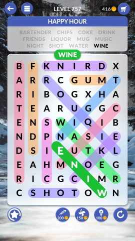 wordscapes search level 757