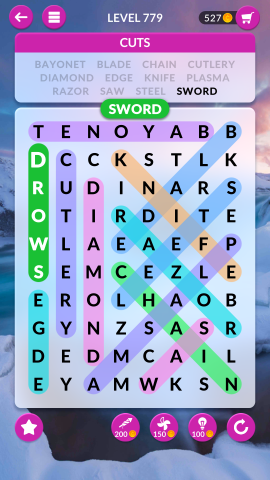 wordscapes search level 779