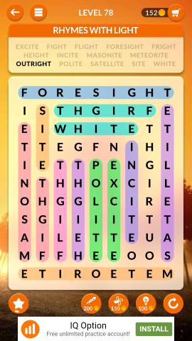 wordscapes search level 78