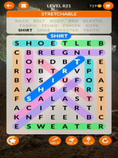 wordscapes search level 821