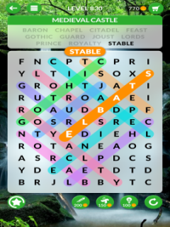 wordscapes search level 830