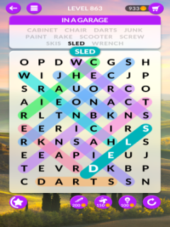 wordscapes search level 863