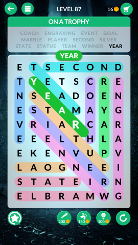 wordscapes search level 87