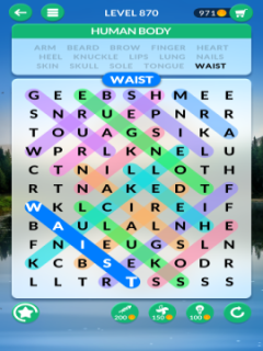 wordscapes search level 870