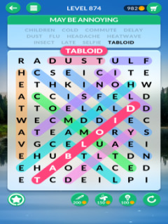 wordscapes search level 874
