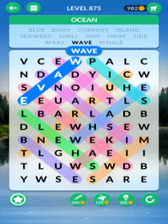 wordscapes search level 875